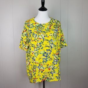 NWT LuLaRoe Irma Tropical Flower Small